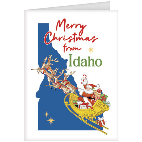 Christmas From Idaho Greeting Card