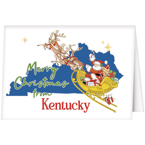 Christmas From Kentucky Greeting Card