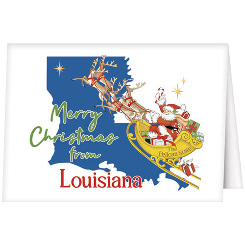 Christmas From Louisiana Greeting Card