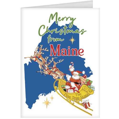 Christmas From Maine Greeting Card