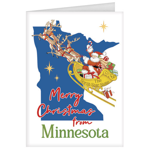 Christmas From Minnesota Greeting Card