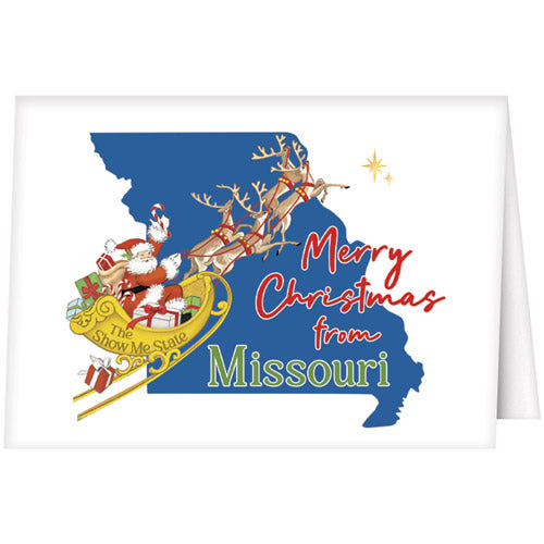 Christmas From Missouri Greeting Card