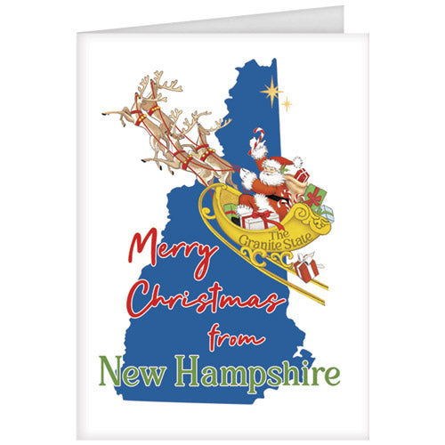 Christmas From New Hampshire Greeting Card