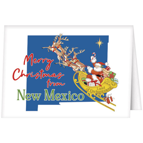 Christmas From New Mexico Greeting Card