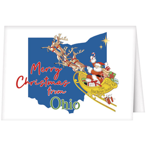 Christmas From Ohio Greeting Card