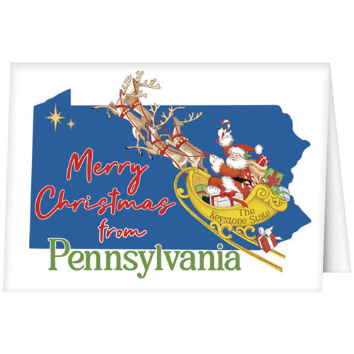 Christmas From Pennsylvania Greeting Card