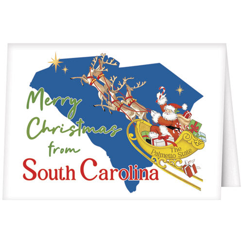 Christmas From South Carolina Greeting Card
