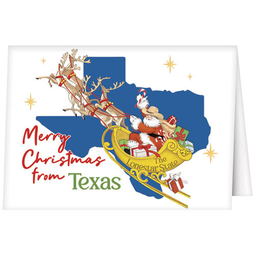 Christmas From Texas Greeting Card