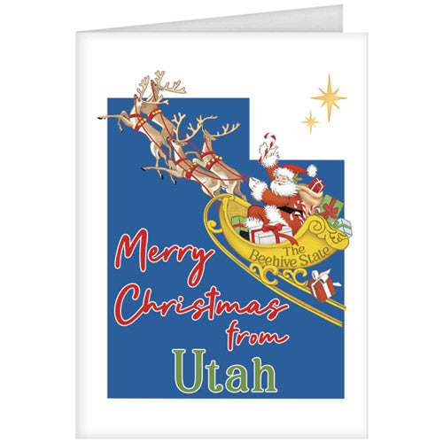 Christmas From Utah Greeting Card