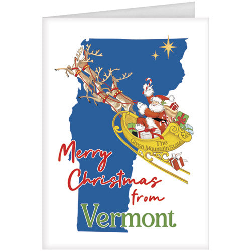 Christmas From Vermont Greeting Card