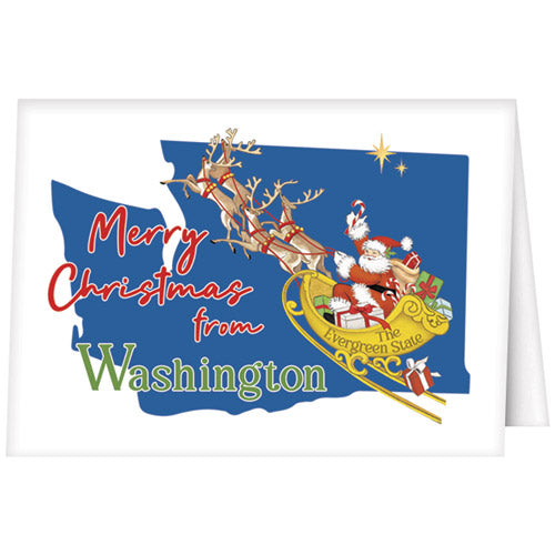 Christmas From Washington Greeting Card