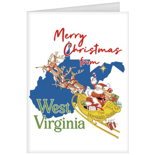 Christmas From West Virginia Greeting Card