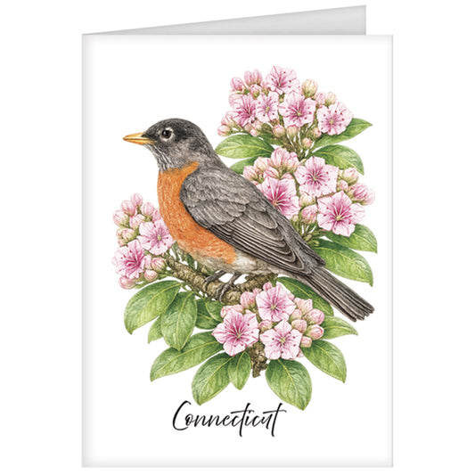 Connecticut State Bird Greeting Card