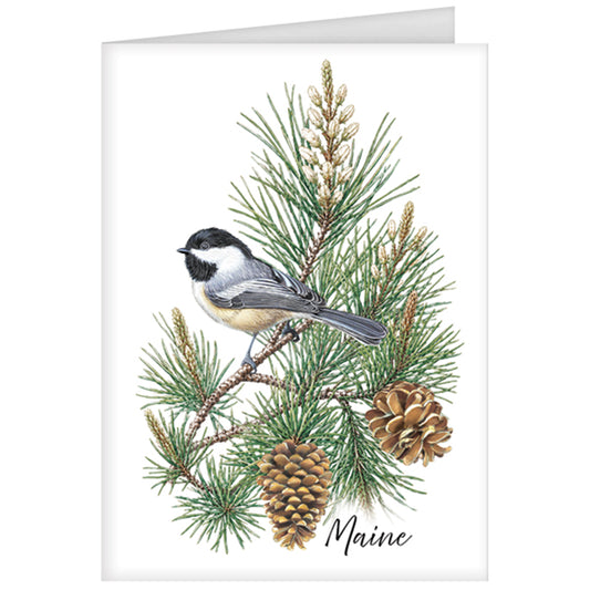 Maine State Bird Greeting Card