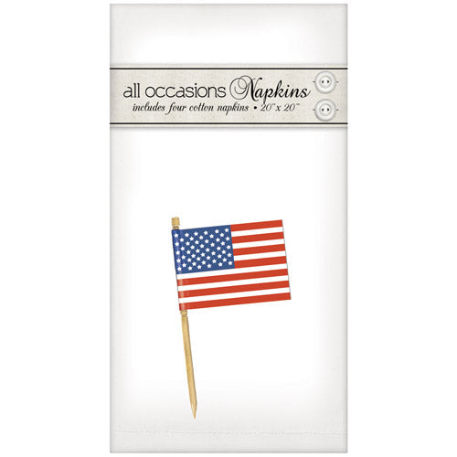 American Flag Casual Napkins