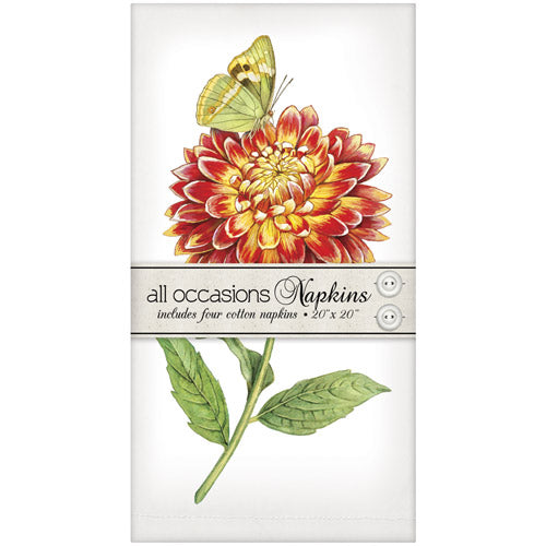 Orange Dahlia Casual Napkins
