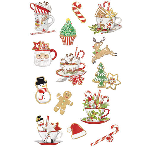 Gingerbread Book Stack Notepad Set