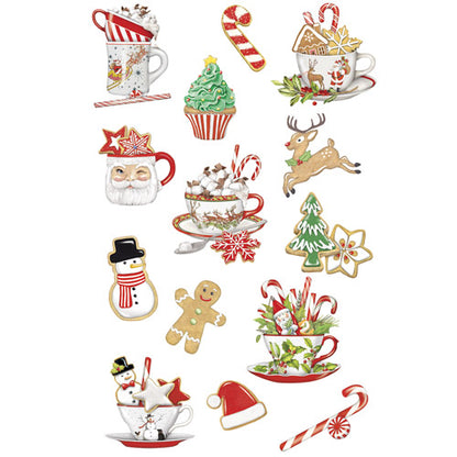 Gingerbread Book Stack Notepad Set
