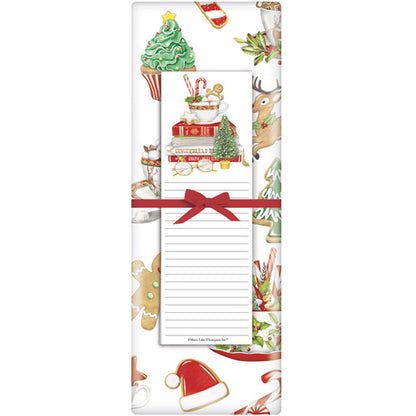 Gingerbread Book Stack Notepad Set