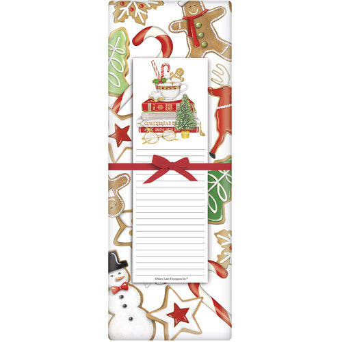 Gingerbread Book Stack Notepad Set