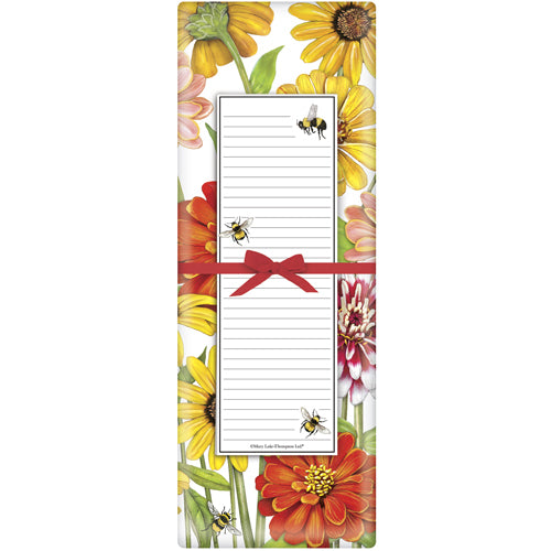 Zinnia Garden Notepad Set