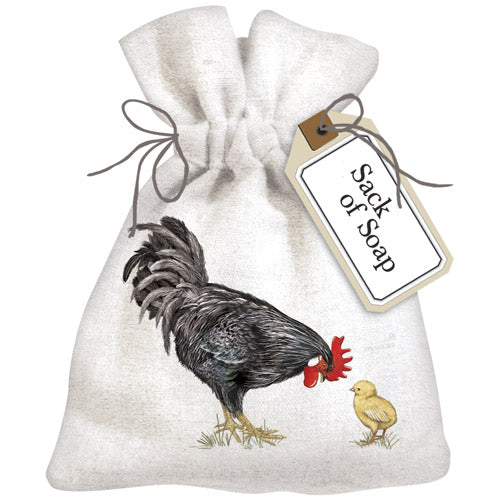 Black Rooster Sack Of Soap