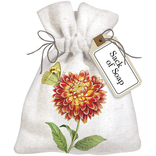 Orange Dahlia Sack Of Soap