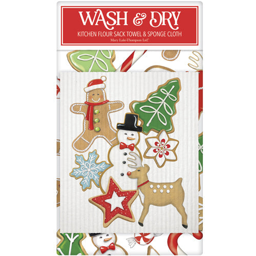 Santas Cookies Wash & Dry