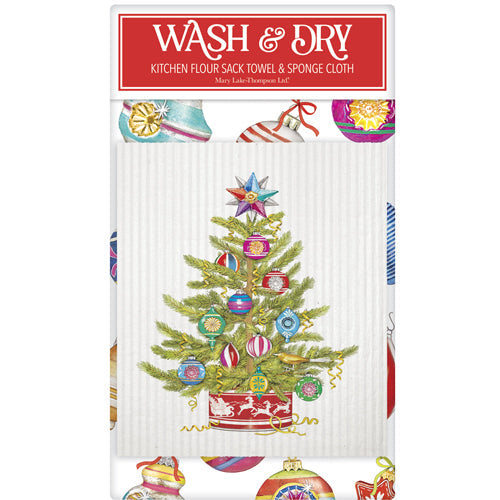Christmas Tree Tin Wash & Dry