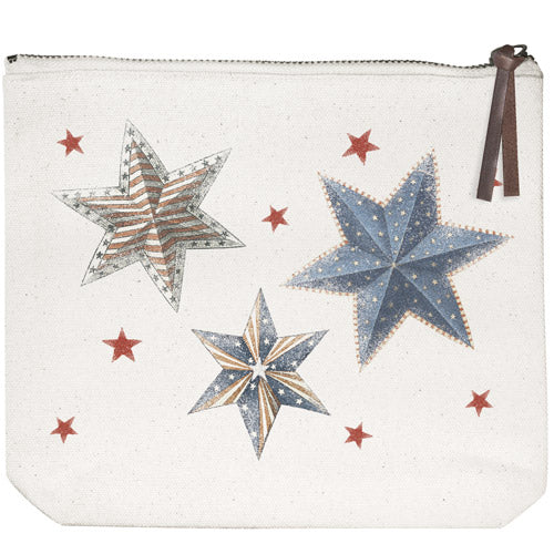 Flag Stars Canvas Pouch