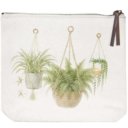 Hanging Houseplants Canvas Pouch