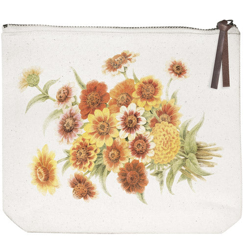 Fall Bouquet Canvas Pouch