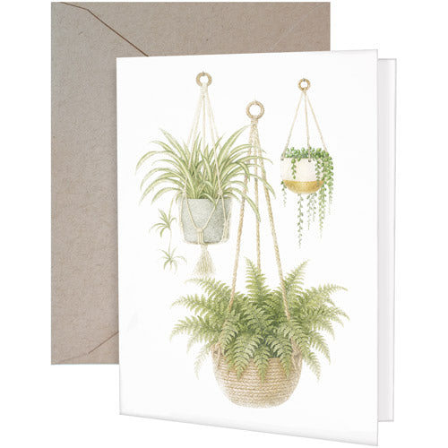 Hanging Houseplants Greeting Card