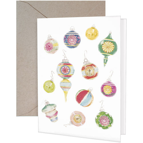 Vintage Ornaments Greeting Card