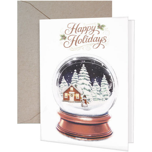 Snow Globe Greeting Card