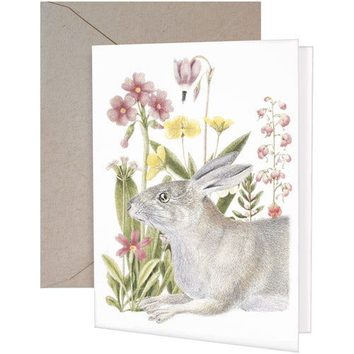 Garden Hare Greeting Card