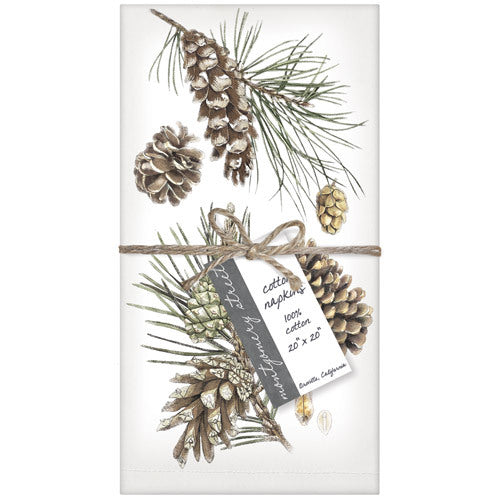 Pinecone Branches Napkins S/4