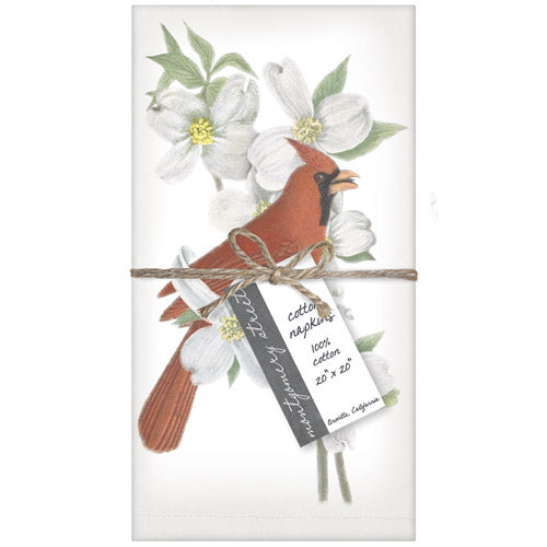Cardinal Dogwood MS Napkins S/4