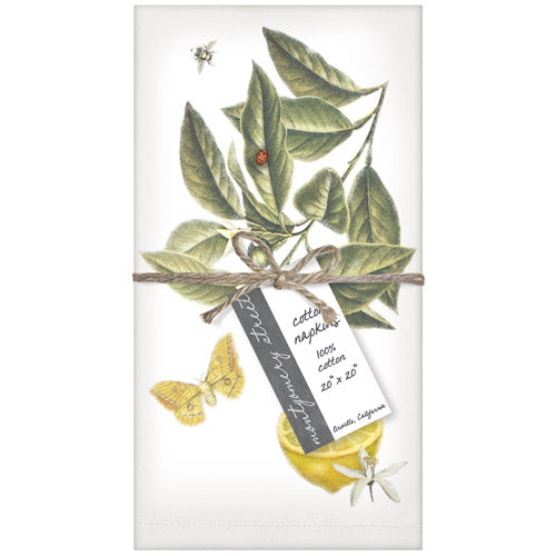 Lemon Slice Napkins S/4