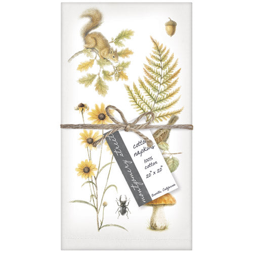 Fall Creatures Napkins S/4