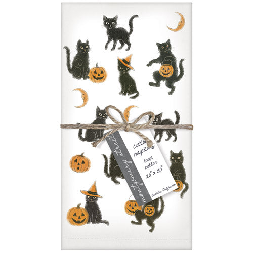 Halloween Cats Napkins S/4
