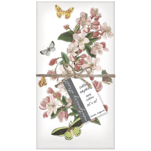 Blossom Butterflies Napkins S/4