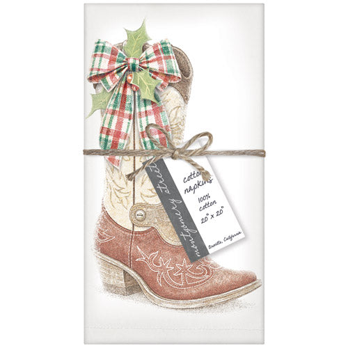 Christmas Boot Napkins
