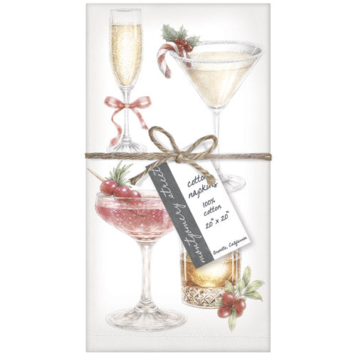 Holiday Cocktails Napkins