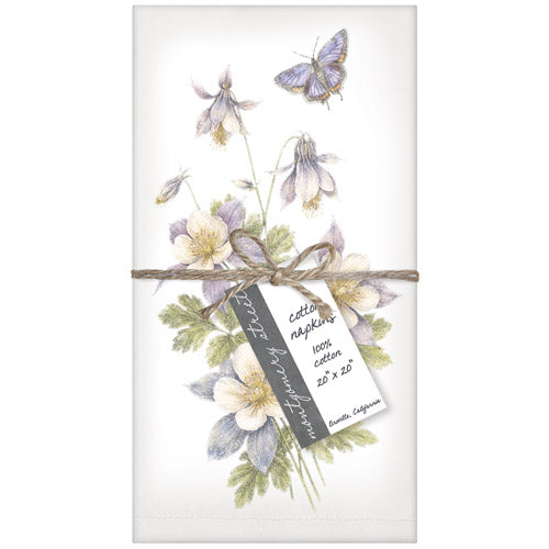 Columbine Butterfly Napkins