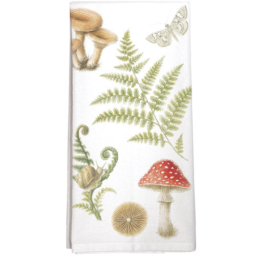 Mushroom Ferns Towel