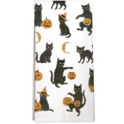 Halloween Cats Towel