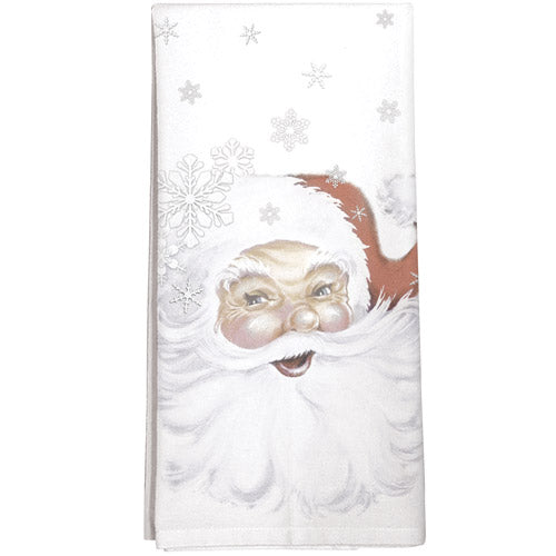 Santa Snowflake Towel