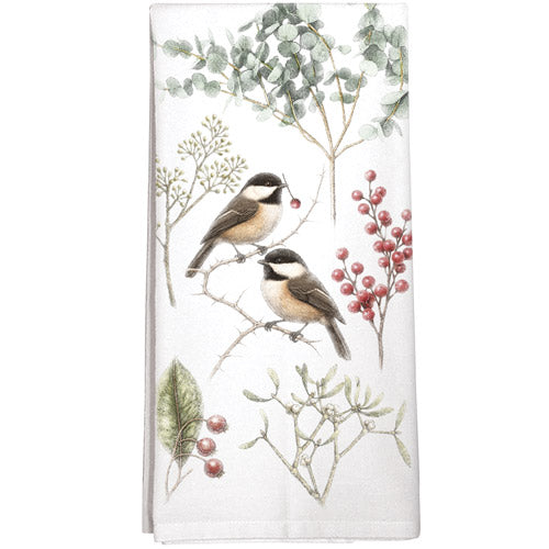 Chickadee Branches Towel