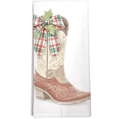 Christmas Boot Towel
